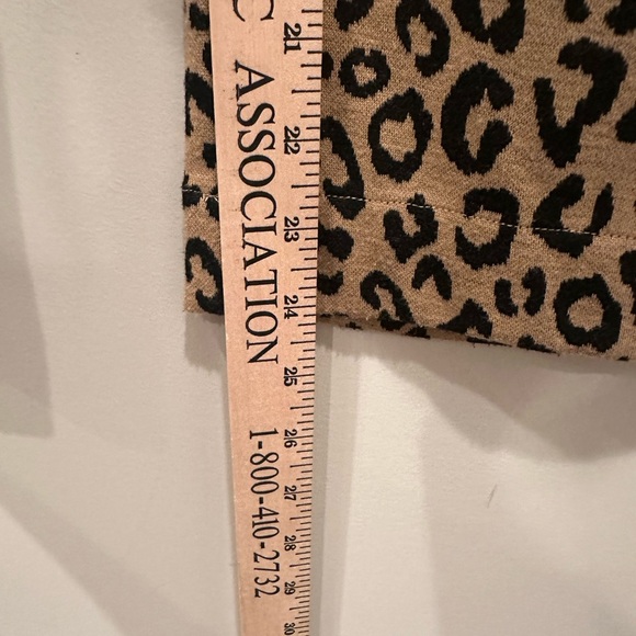 JODIFL Leopard Print Wide Leg Trousers Fall Animal Print Elastic in Back Sz M - Picture 6 of 12